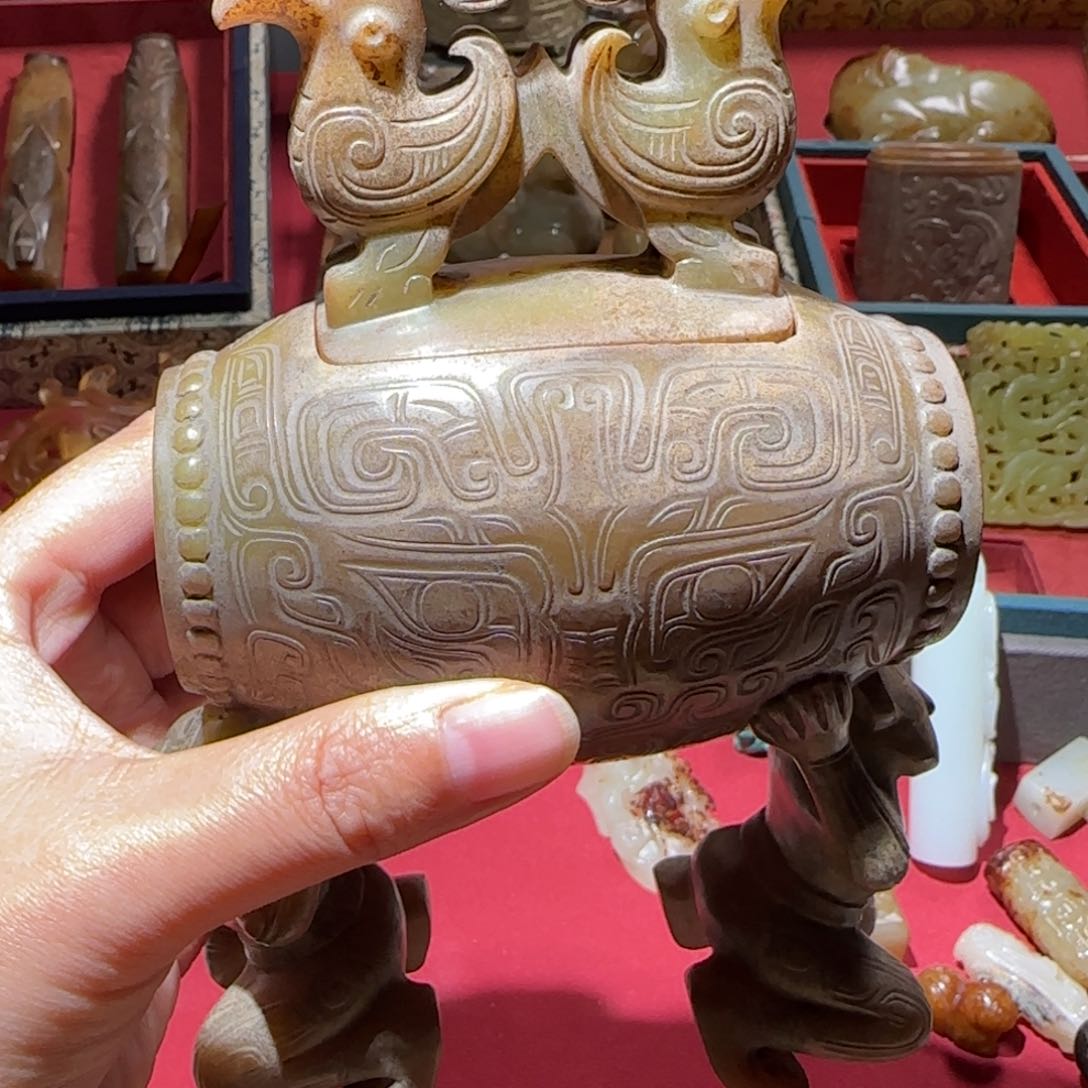 和田玉挂件未镶嵌国***褚
