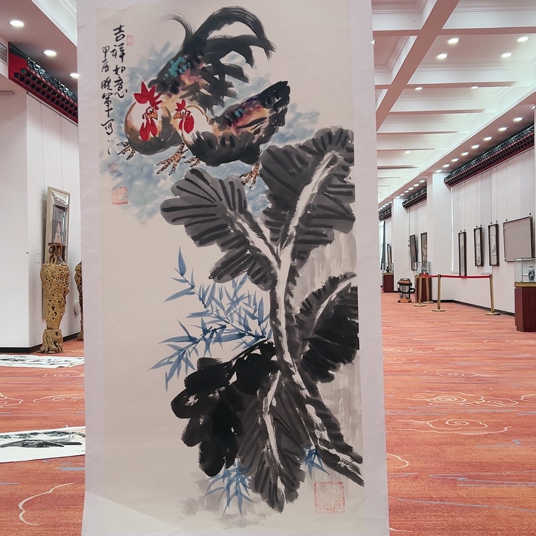 国画崔晓军展览原作