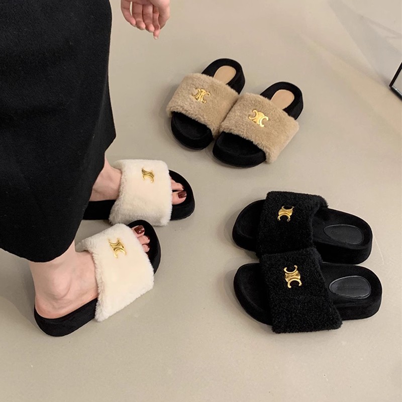 香香STUDIO|凯旋门金属扣一字拖