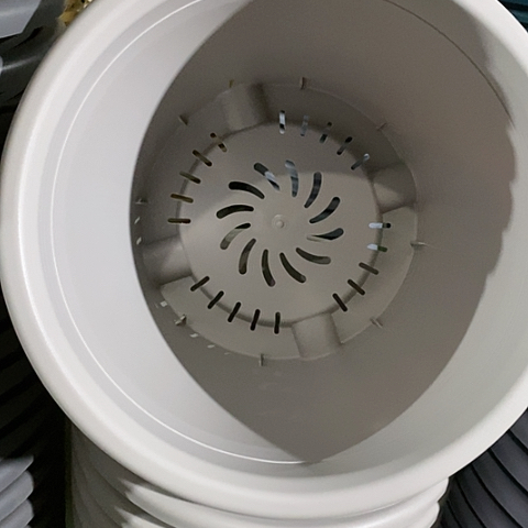 树脂四季9号灰白无托4个