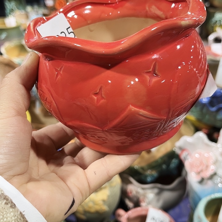 瓷片花盆多肉植物艺术品