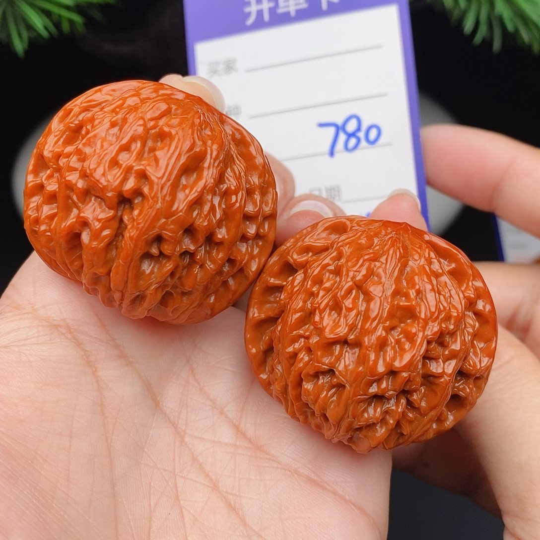 文玩核桃把件42磨盘780