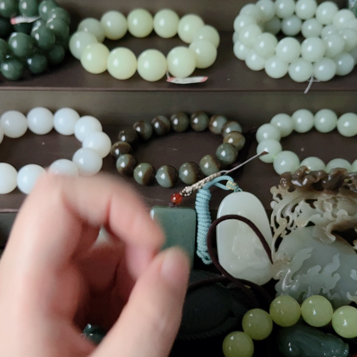 【闪购商品】手链未镶嵌和田玉最***人