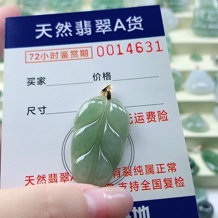 颈饰未镶嵌翡翠吊
