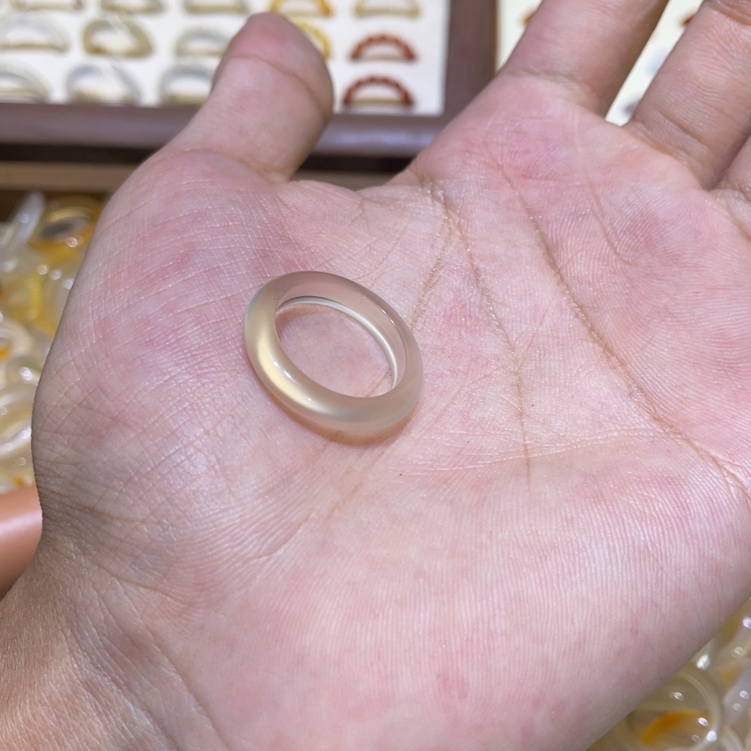 玛瑙/玉髓合金戒指504号港16