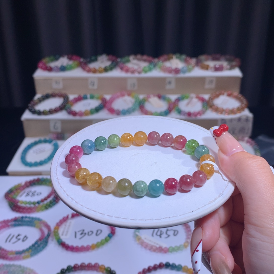 碧玺手链未镶嵌囡*碧玺