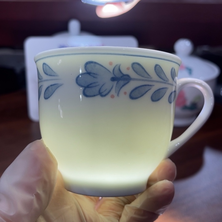 醴陵釉下手绘咖啡杯