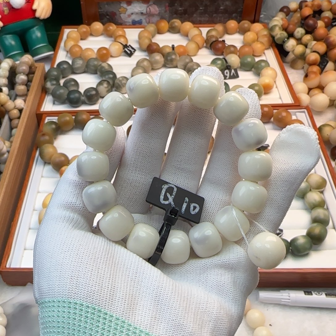 菩提根/象牙果手串卡14桶珠全品10
