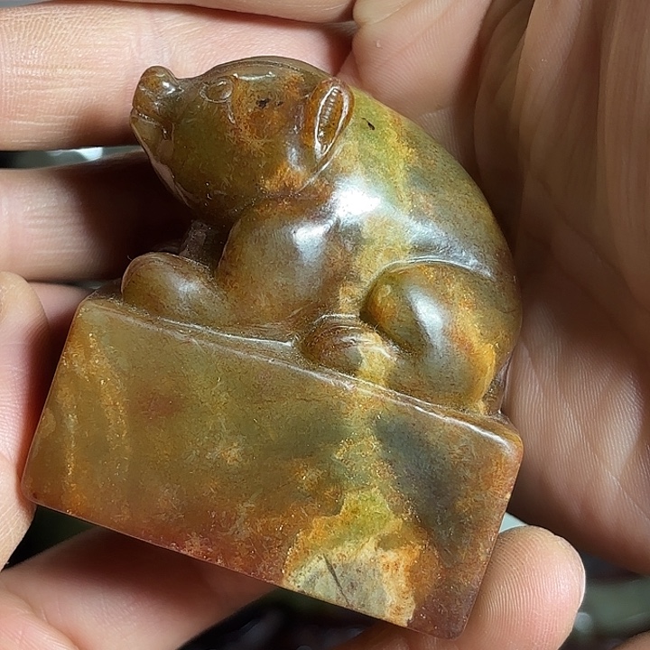 远***7和田玉未镶嵌挂件