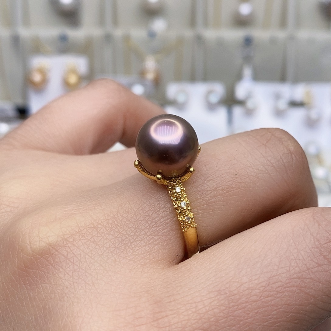 淡水珍珠颈饰合金