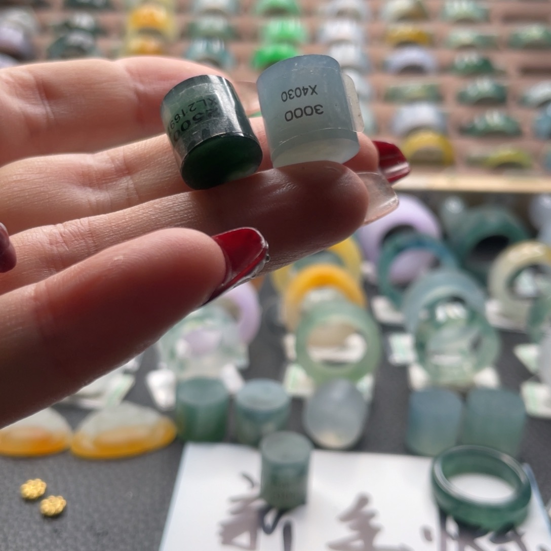 定制翡翠未镶嵌Z*e捅珠圆珠