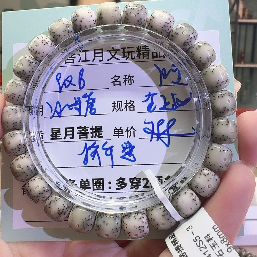 星月菩提手串星月菩提海南同枝果A16