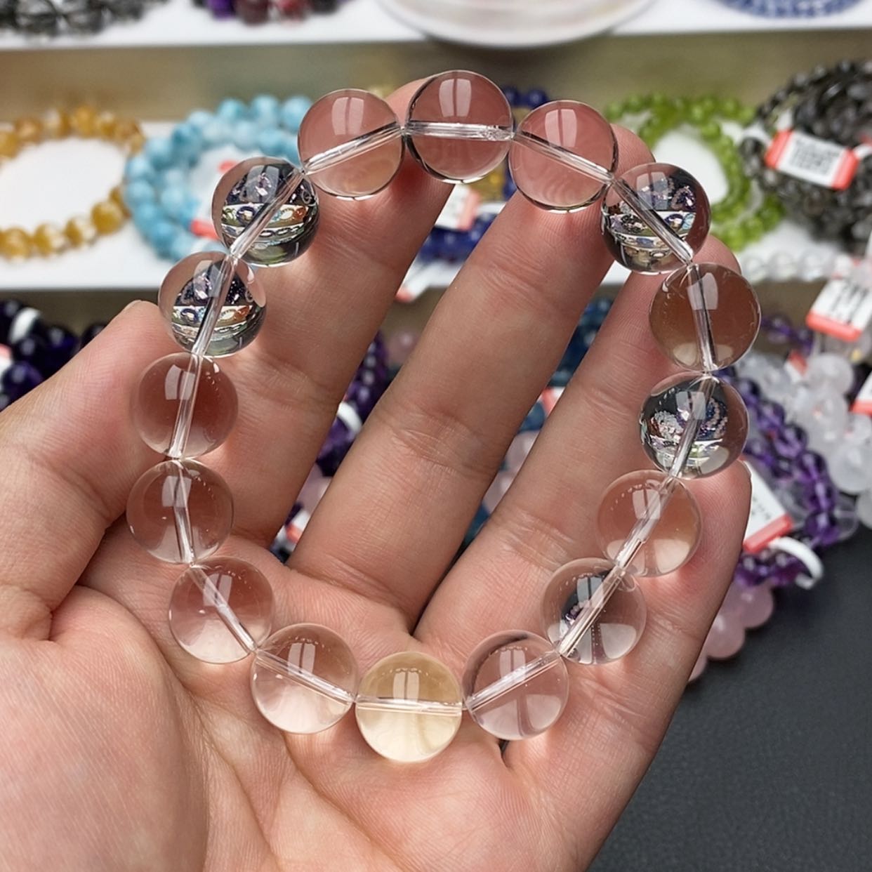 【闪购商品】水晶手链未镶嵌白水晶14