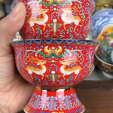 景德镇陶瓷藏式茶碗