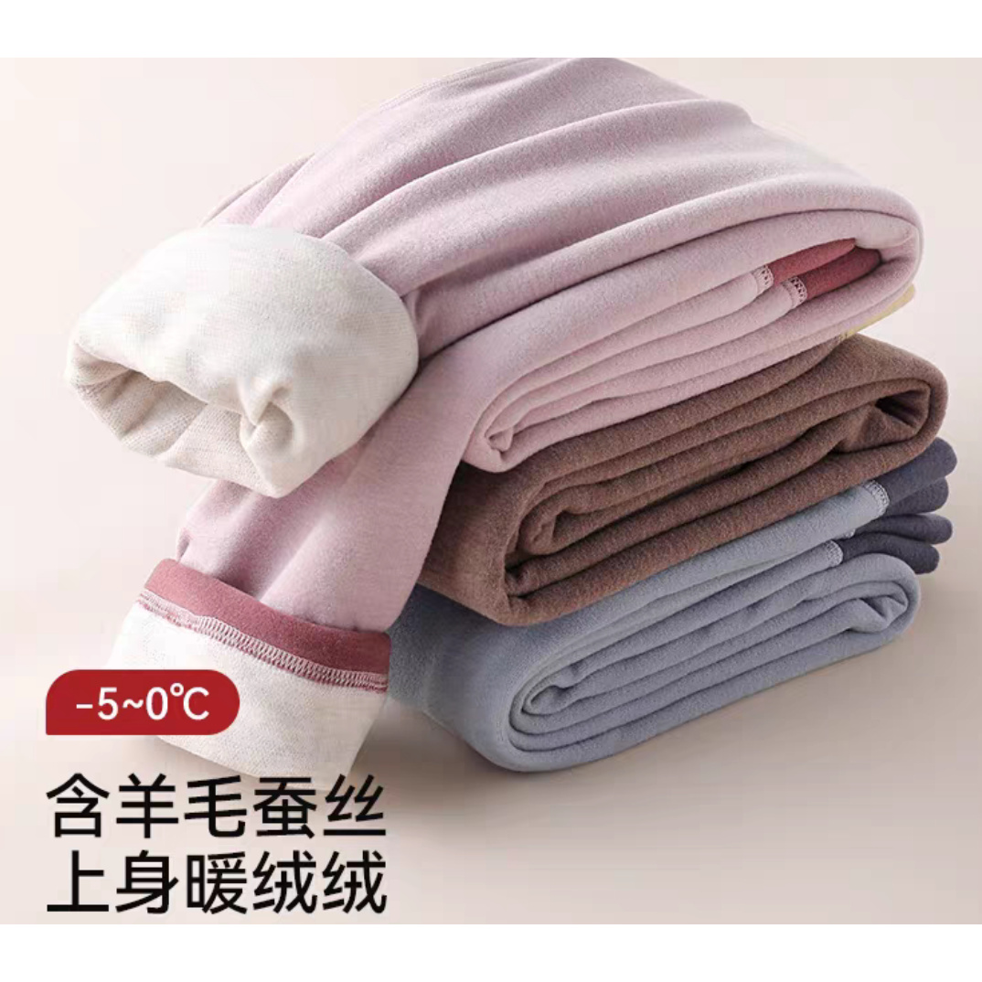 预大庆仓【Y】儿童保暖裤双层校服打底神器保暖裤库位P7-10