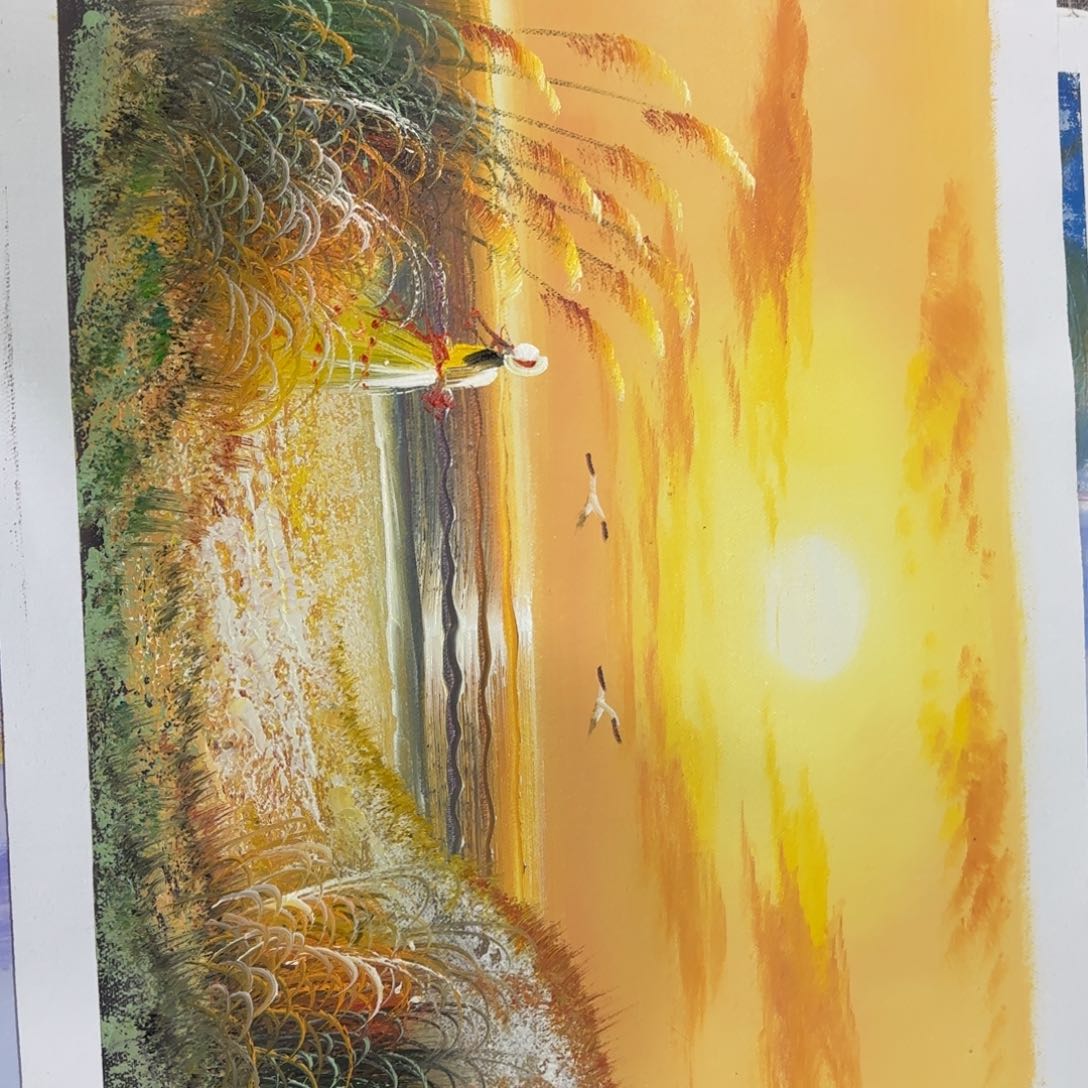 油画好的我真的好想你的样子。好