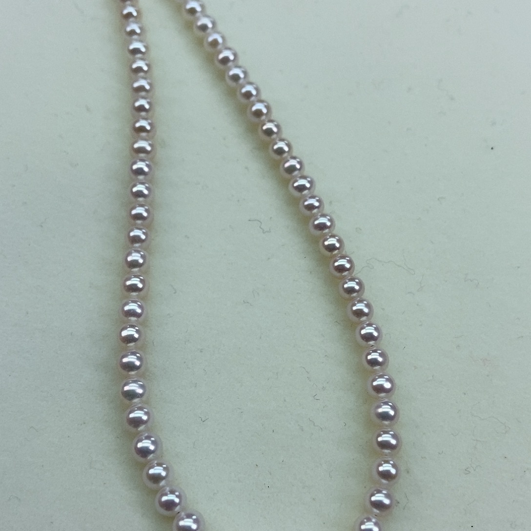 淡水珍珠4.5小灯泡正圆毕业银S925镶嵌