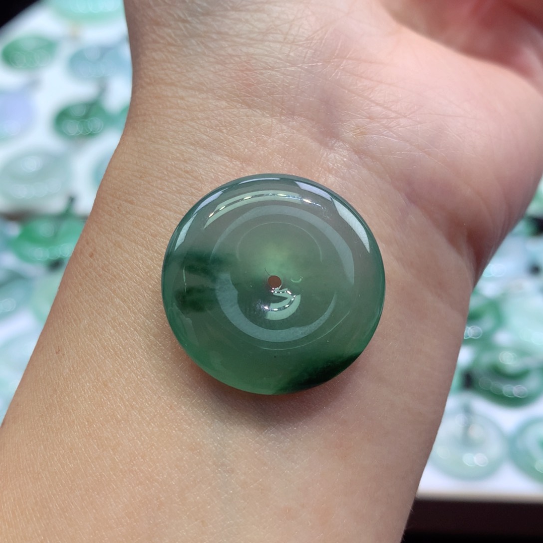 颈饰未镶嵌翡翠22尺寸24.6*5.7