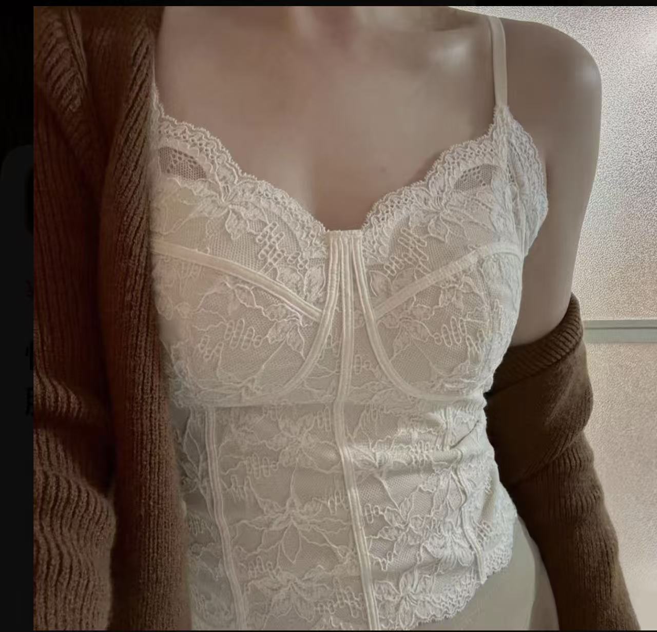 性感气质百搭吊带显瘦立领打底