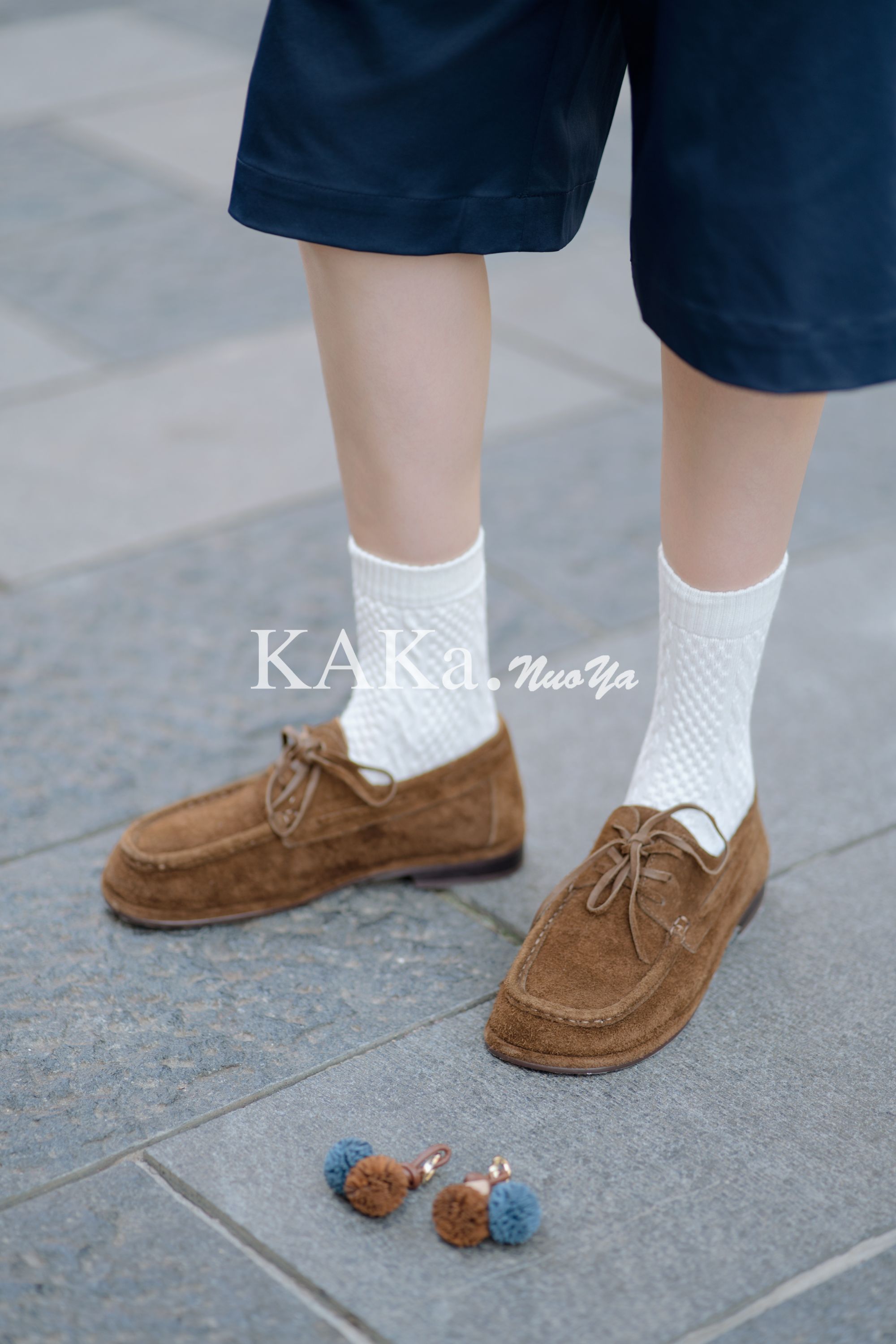 KAKA NUOYA  2441   时尚老钱小袋鼠软底乐福鞋