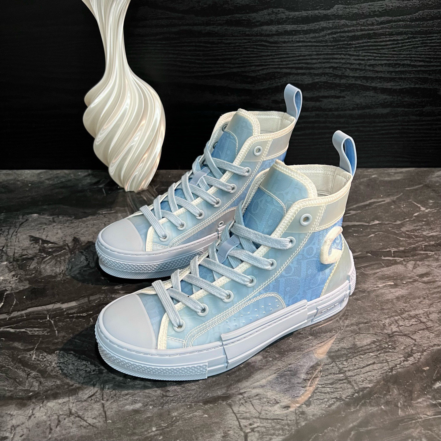 99新 DIOR/迪奥 2231/35码/蓝色Cd联名B23板鞋