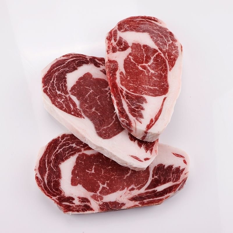 原切牛排澳大利亚进口谷饲原切眼肉M5牛排雪花牛肉源头直发零添加