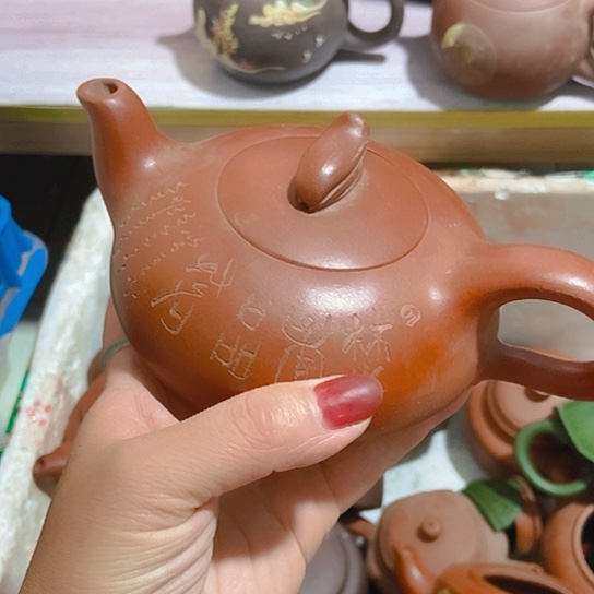 全手工，半手工制作宜兴紫砂壶