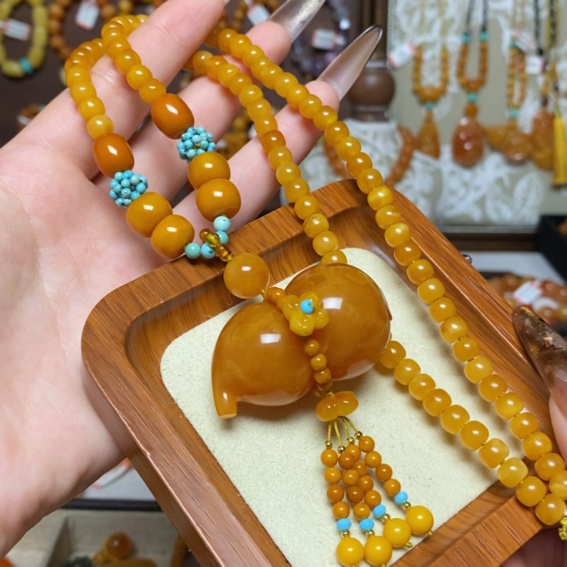 【闪购商品】手链蜜蜡未镶嵌项链