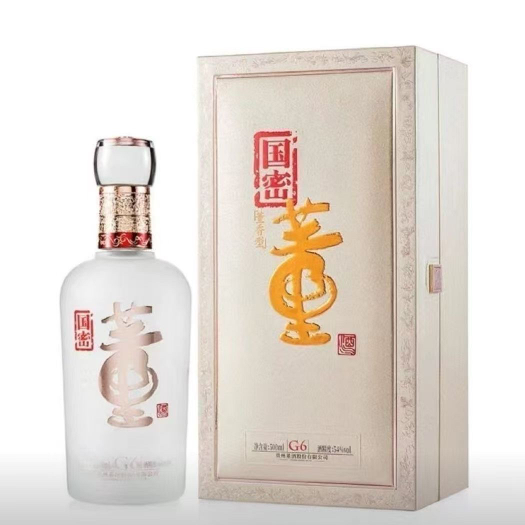 董酒贵州董酒国密G6董香型纯粮食白酒54度500ml单瓶礼盒装 54度