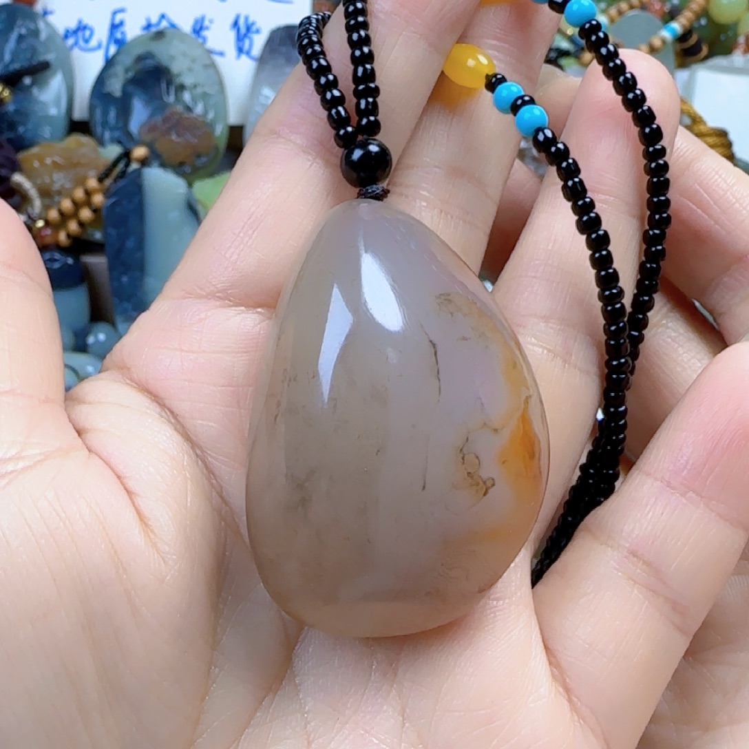 玛瑙/玉髓未镶嵌颈饰