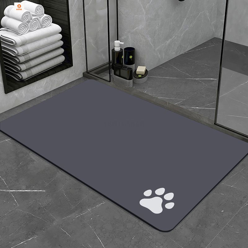 拍一发二硅藻泥地垫两个40*60cm颜色随机耐脏家用有问题联系客服