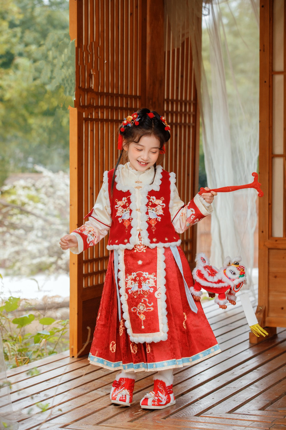 88180   HJC儿童国风年款连衣裙