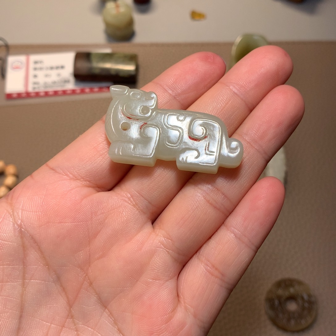 和田玉（糖玉）未镶嵌颈饰如****掌