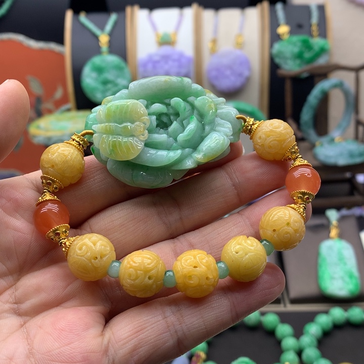 翡翠未镶嵌手链翡翠手链