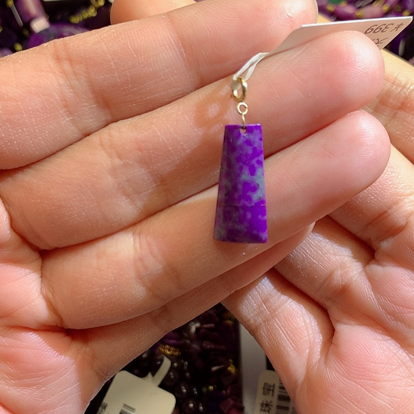 【闪购商品】苏纪石（舒俱来）吊坠18K金镶嵌