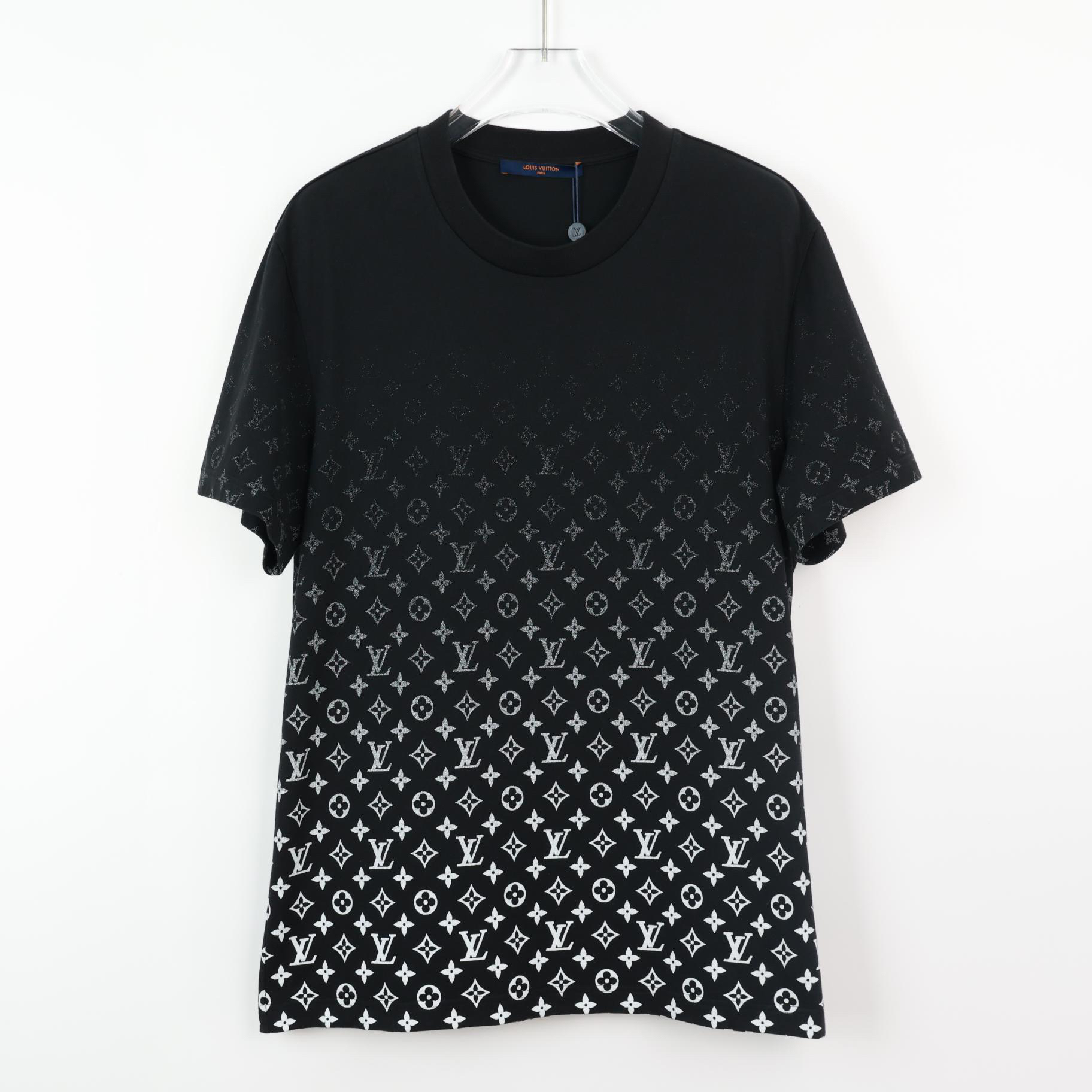 99新 LouisVuitton/路易威登 渐变短袖/L码/胸围53/衣长70