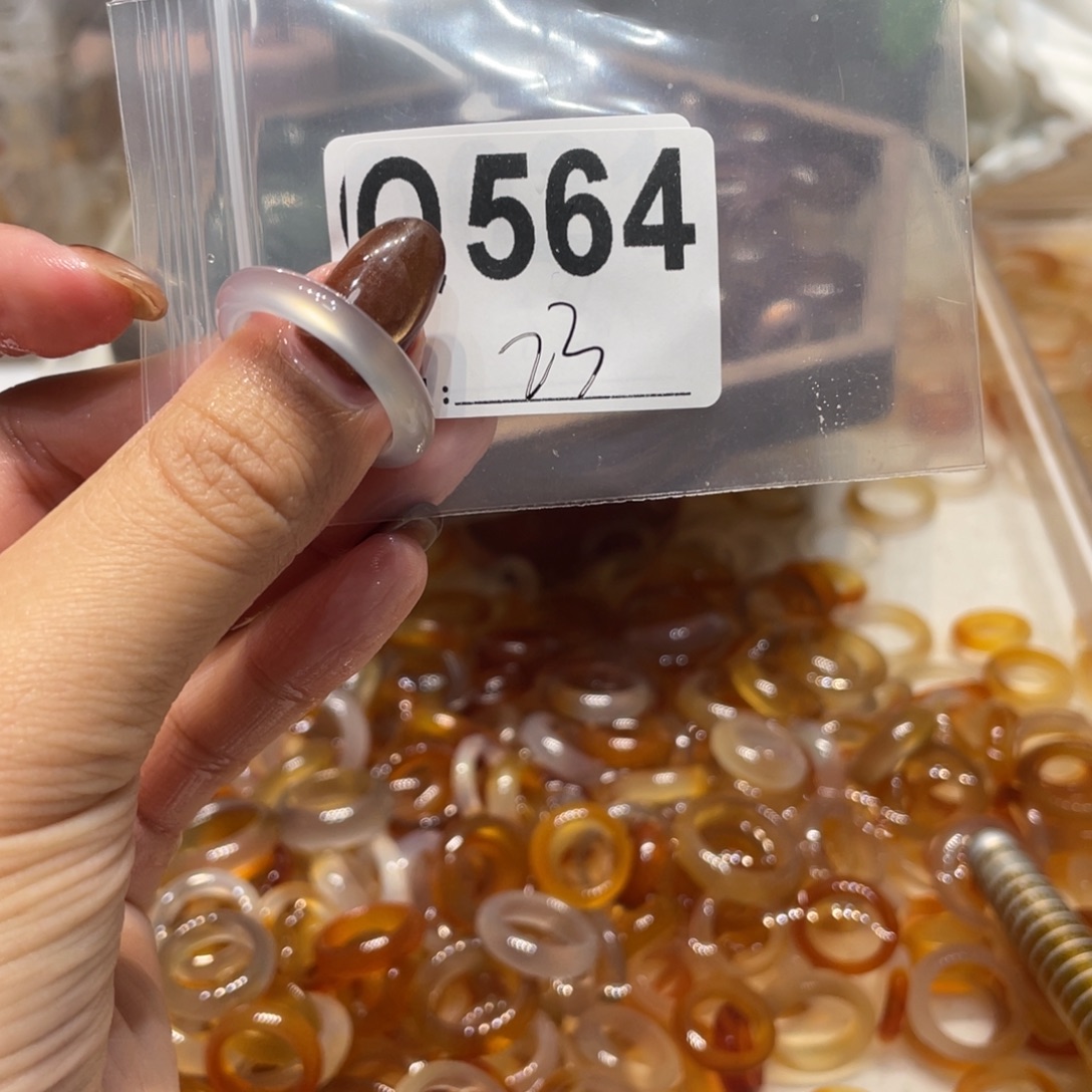 玛瑙/玉髓未镶嵌戒指564