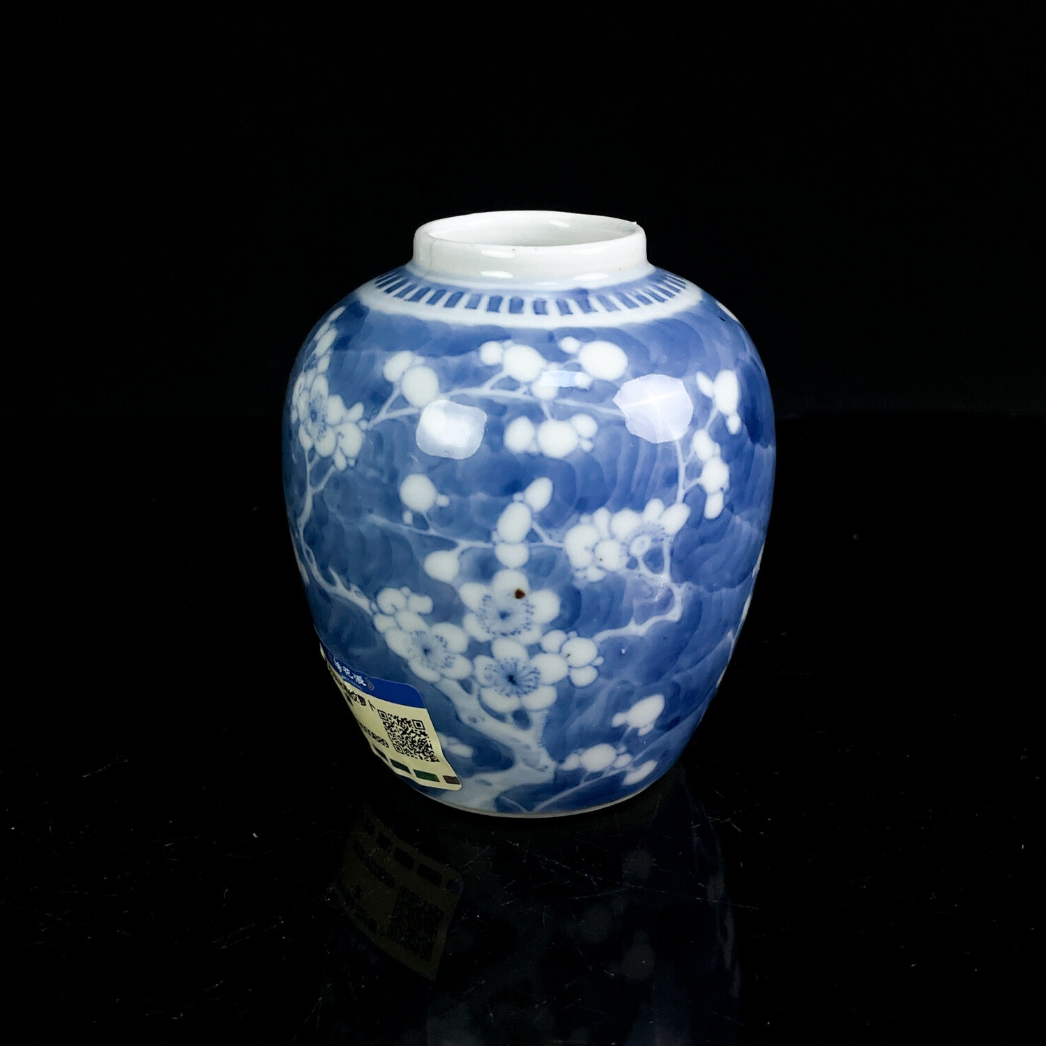 M25L9000B89 - 清光绪冰梅纹萝卜罐