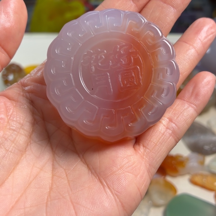 玛瑙/玉髓未镶嵌吊坠(不含链)