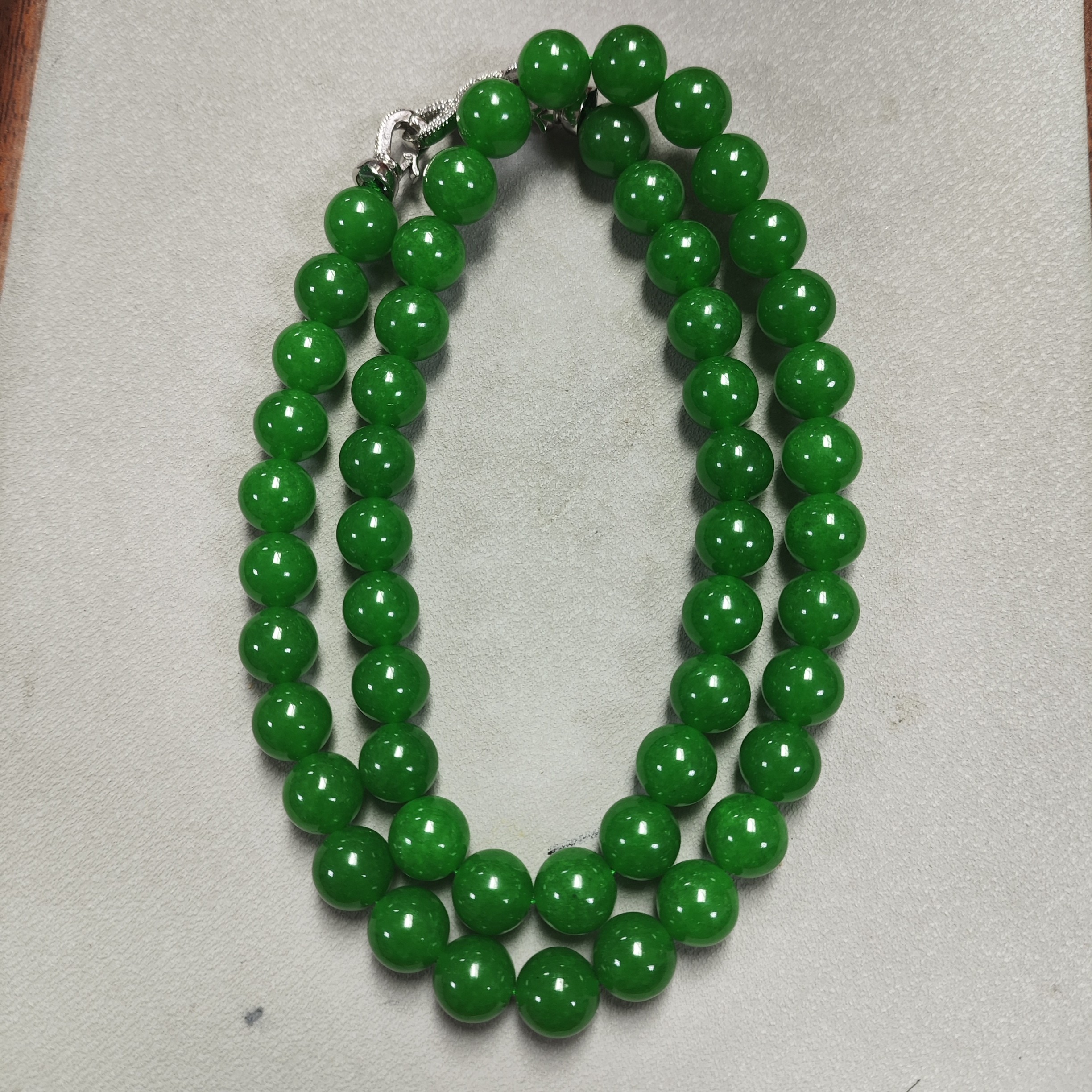 1234号卡10mm绿色妈妈链项圈