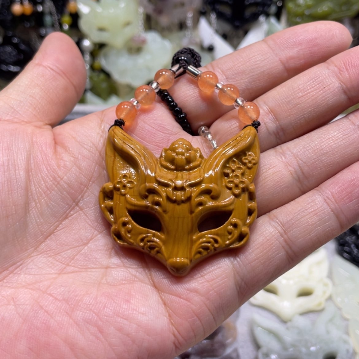 【闪购商品】岫玉颈饰未镶嵌49吊坠