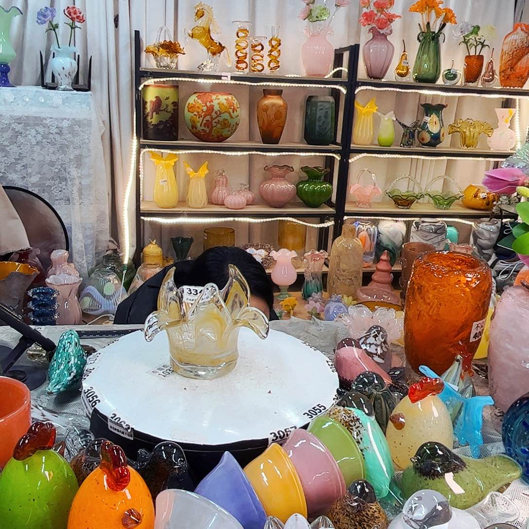 3349 家悦美居琉璃摆件