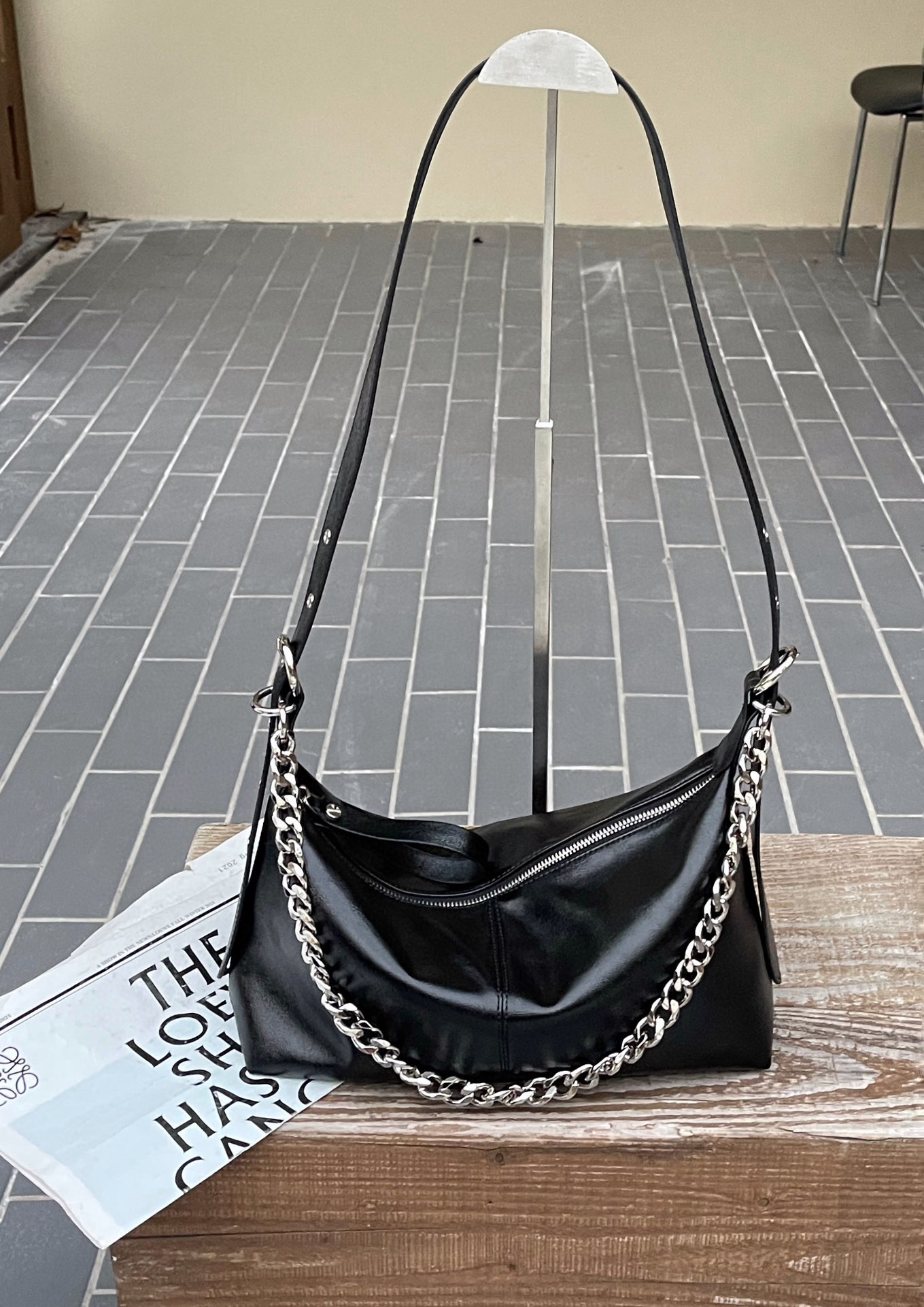 伊喜【OOTD】斜挎单肩包气质时尚网红休闲百搭韩版ins简约洋气小众