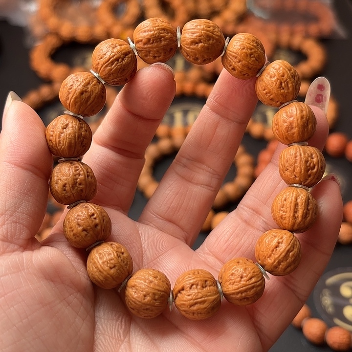 文玩核桃手串野生