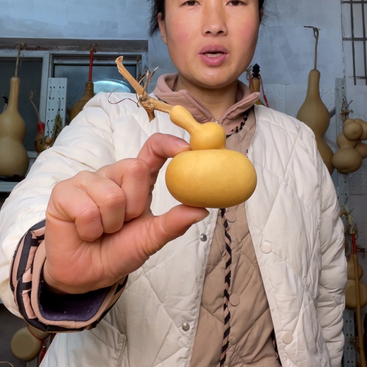 桃***夭天然植物葫芦文玩