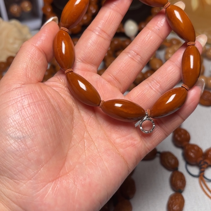 橄榄核手串/手链1.3光珠手串