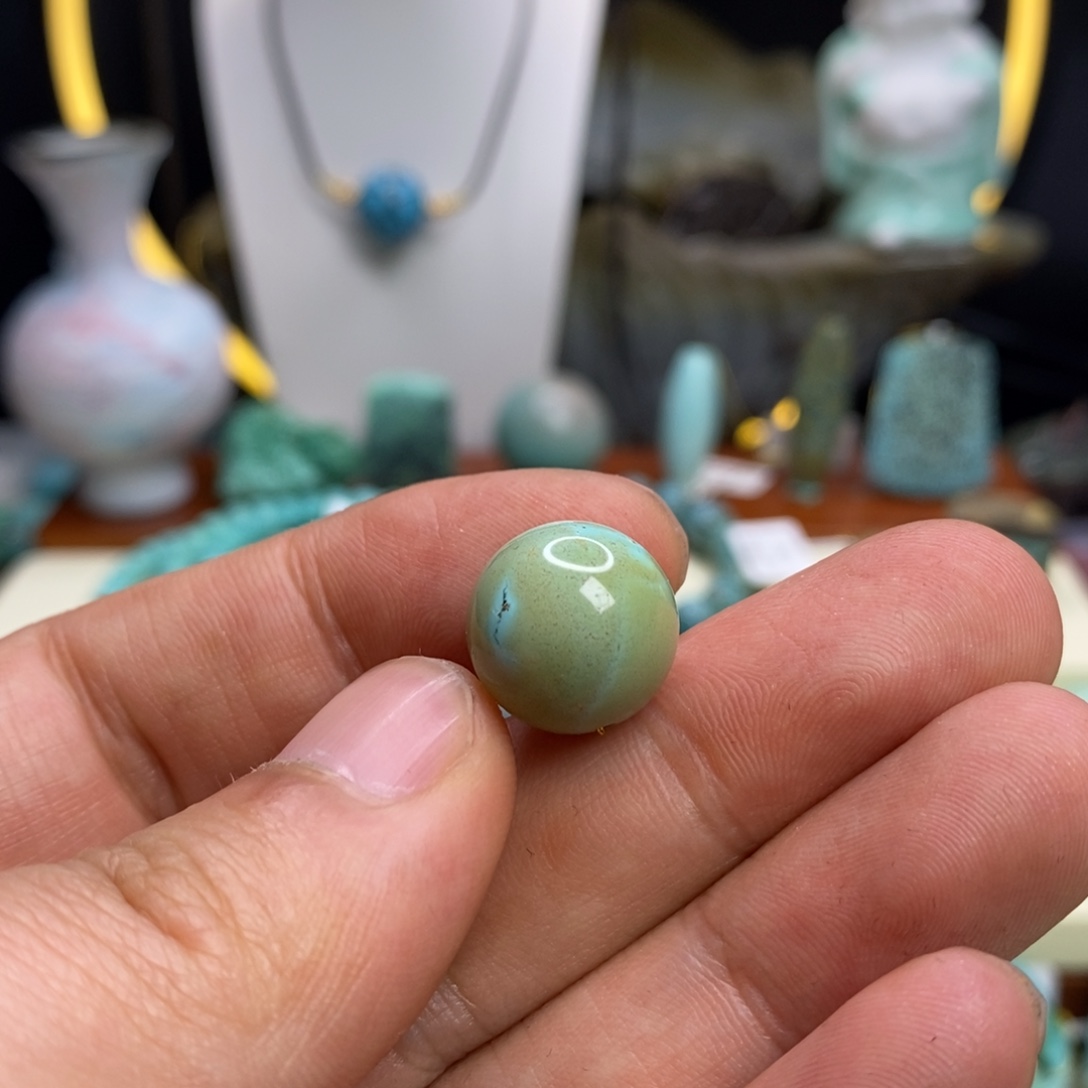 绿松石未镶嵌珠宝半成品