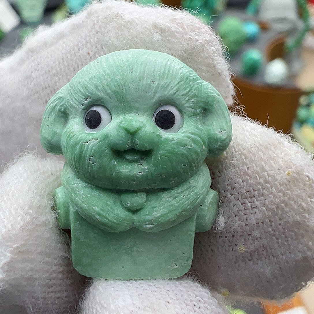 绿松石菜籽黄6未镶嵌