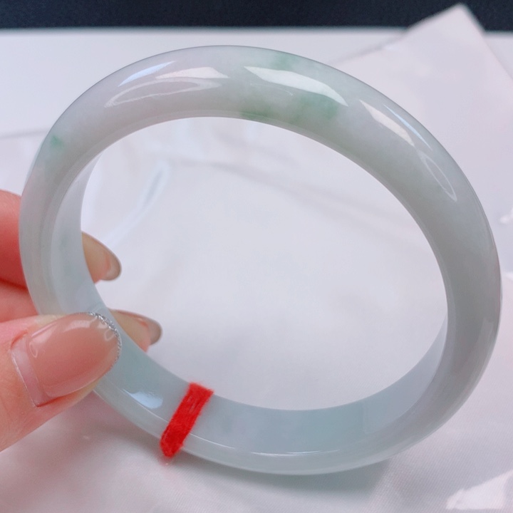 翡翠未镶嵌手镯64圈口捡漏放漏