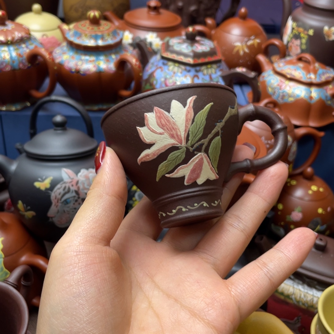 紫砂茶杯紫砂主人杯100cc